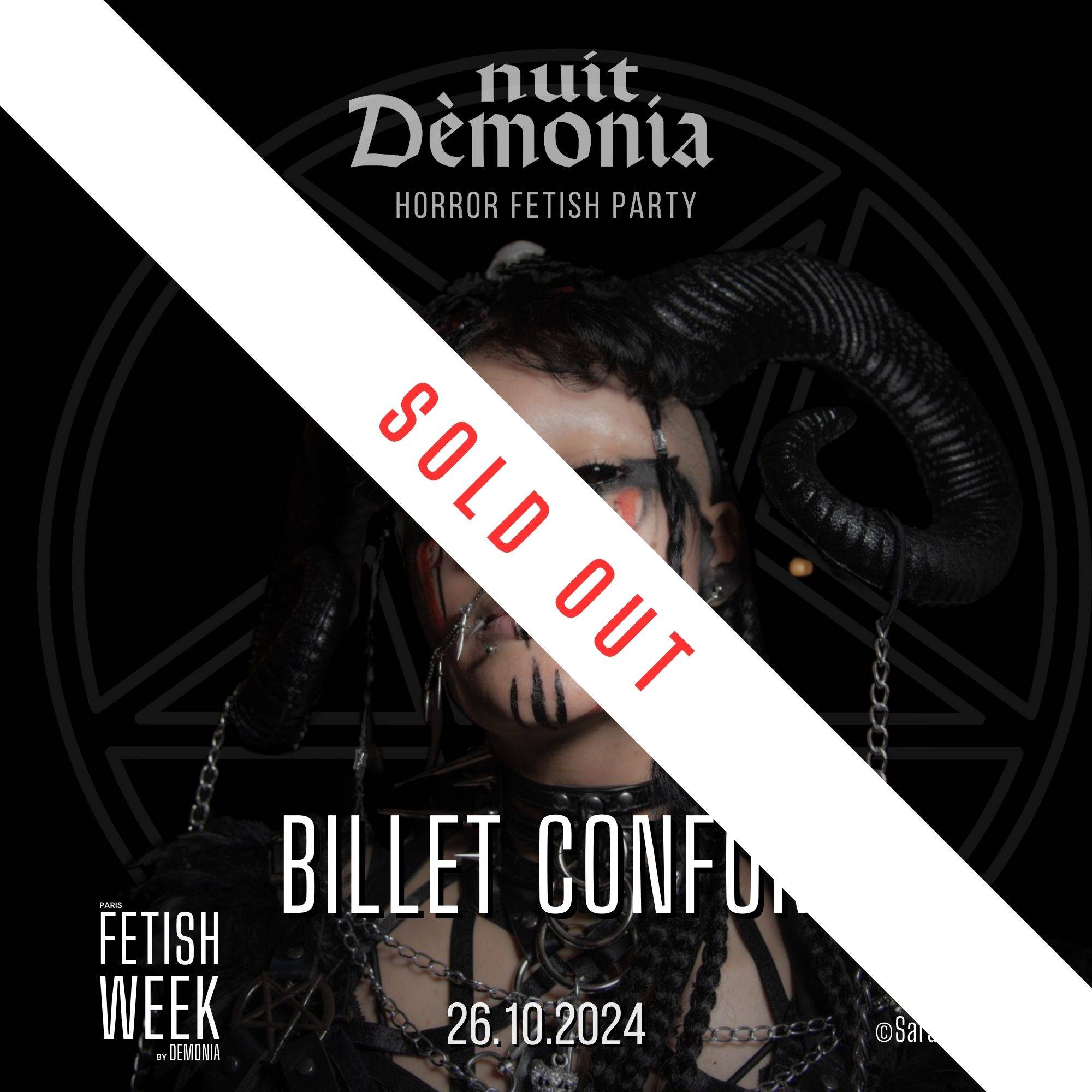 Nuit demonia - Billet confort Sold Out